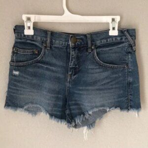Free People Distressed shorts size 26